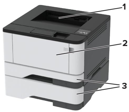 LEXMARK MS331DN - Remarques : - 1