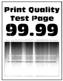 LEXMARK MS331DN - Bandes pãles verticales - 1