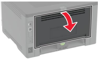 LEXMARK MS331DN - Ouvrez la porte avant. - 8