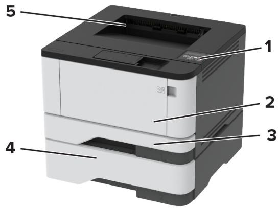 LEXMARK MS331DN - Configuration de l'imprimante - 1