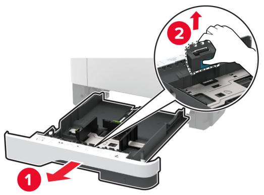 LEXMARK MS331DN - Remplacement du rouleau séparateur du tiroir - 1