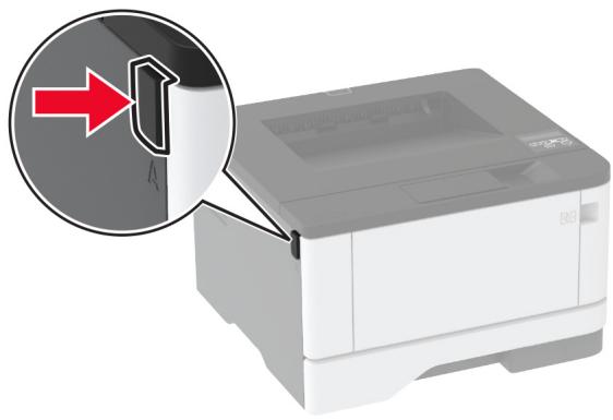 LEXMARK MS331DN - Recherche du numéro de série de l'imprimante - 1