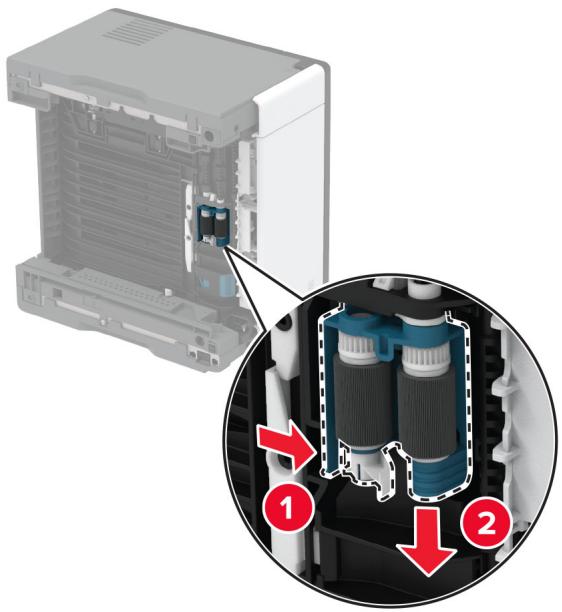 LEXMARK MS331DN - Nettoyage de l'ensemble des rouleaux de saisie - 6