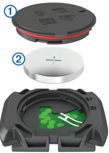 GARMIN 1030 PLUS - Changement de la pile du capteur de cadence - 1