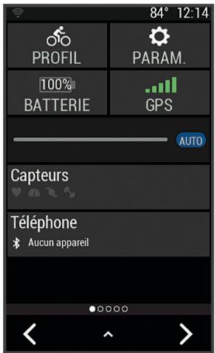 GARMIN 1030 PLUS - Affichage des widgets - 1