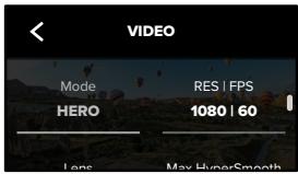 GOPRO MAX - Video Settings - 2