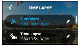 GOPRO MAX - Time Lapse Settings - 1