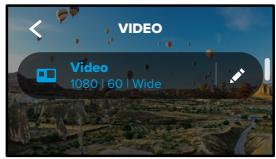 GOPRO MAX - Video Settings - 1