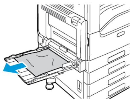 XEROX C7000V - Élimination des bourrages papier dans le départ manuel - 1