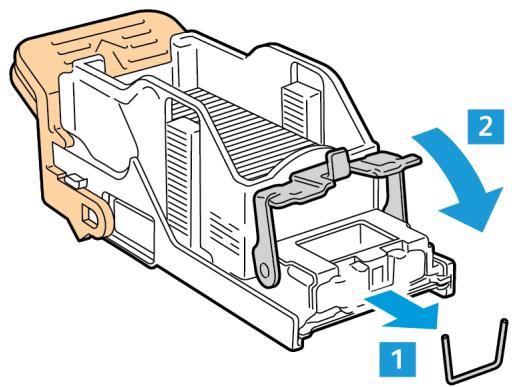 XEROX C7000V - Résolution des incidents d'agrafage dans le module de finition Office intégré 9NX - 4