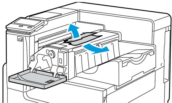 XEROX C7000V - Résolution des incidents papier dans le module de finition Office intégré 2FA - 2
