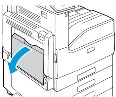 XEROX C7000V - Chargement des étiquettes dans le départ manuel - 1