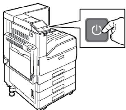 XEROX C7000V - Retrait de l'adaptateur réseau sans fil - 6
