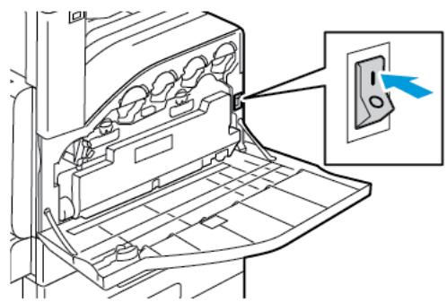 XEROX C7000V - Retrait de l'adaptateur réseau sans fil - 5