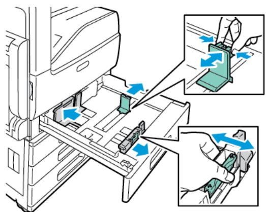 XEROX C7000V - Chargement du papier dans les magasins 1 à 4 - 3