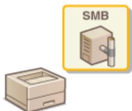CANON LBP613CDW - Configuration du protocole SMB - 1
