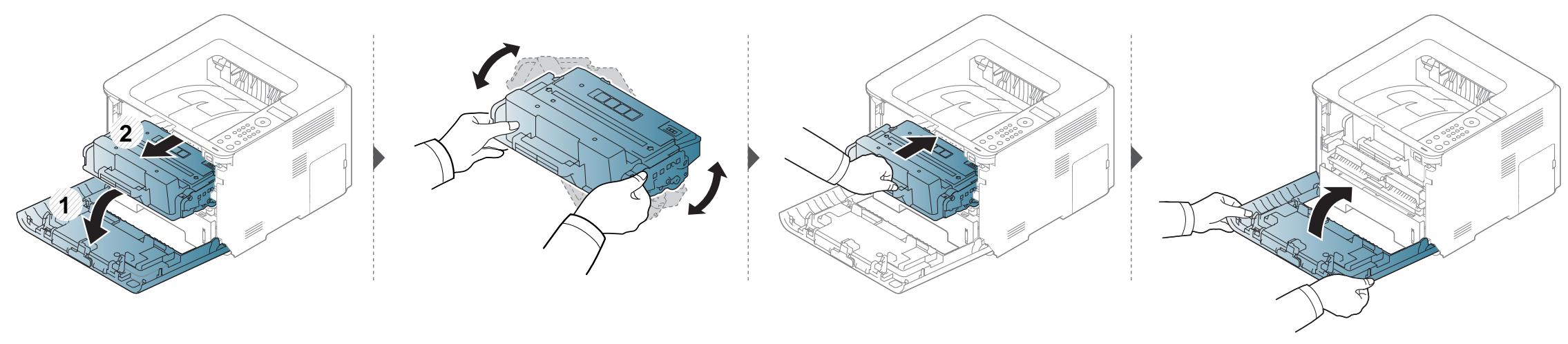 HP SL-M3820ND - Redistribution du toner - 1