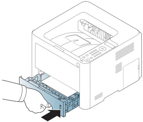 HP SL-M3820ND - Remettez le bac en place dans l'appareil. - 1