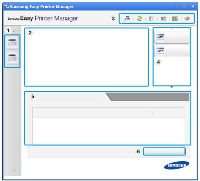 HP SL-M3820ND - Utilisation de Samsung Easy Printer Manager - 1