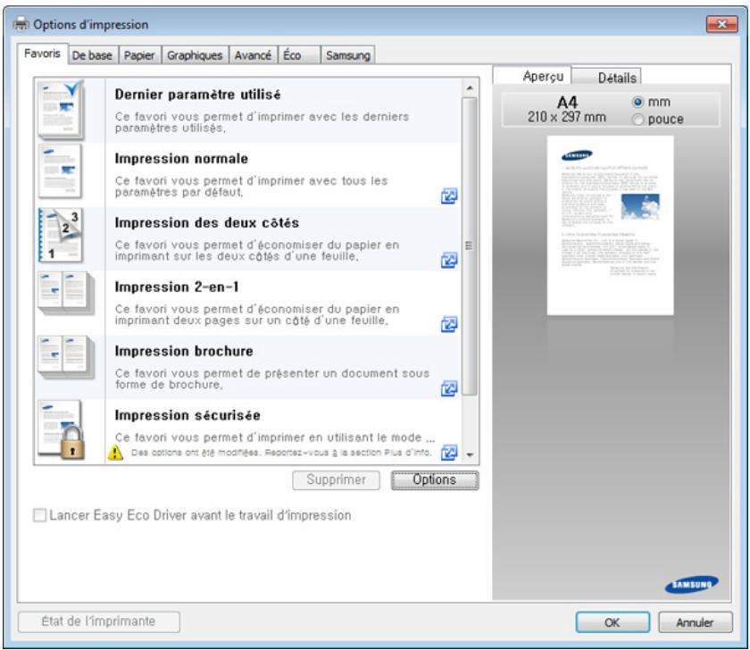 HP SL-M3820ND - Ouverture des préférences d'impression - 3