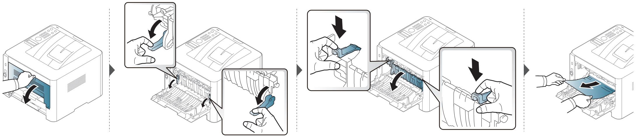 HP SL-M3820ND - Résolution des bourrages papier - 1