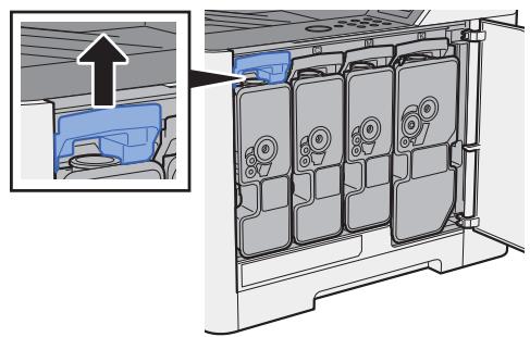 KYOCERA ECOSYS P5026CDW - Remplacement de la cartouche de toner - 4
