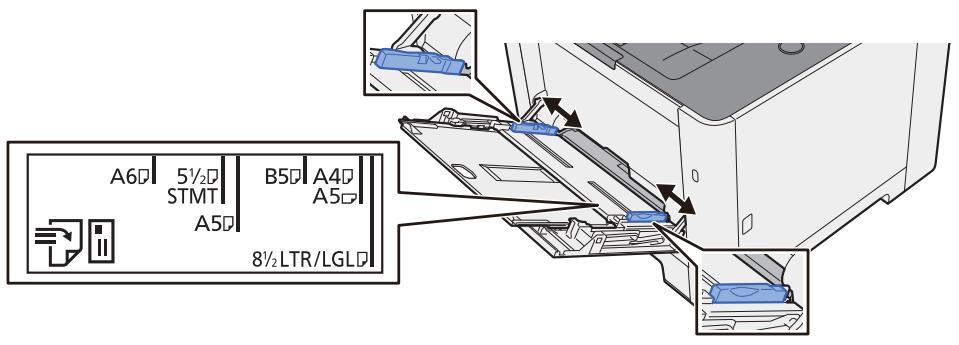 KYOCERA ECOSYS P5026CDW - Régler le format du bypass. - 1