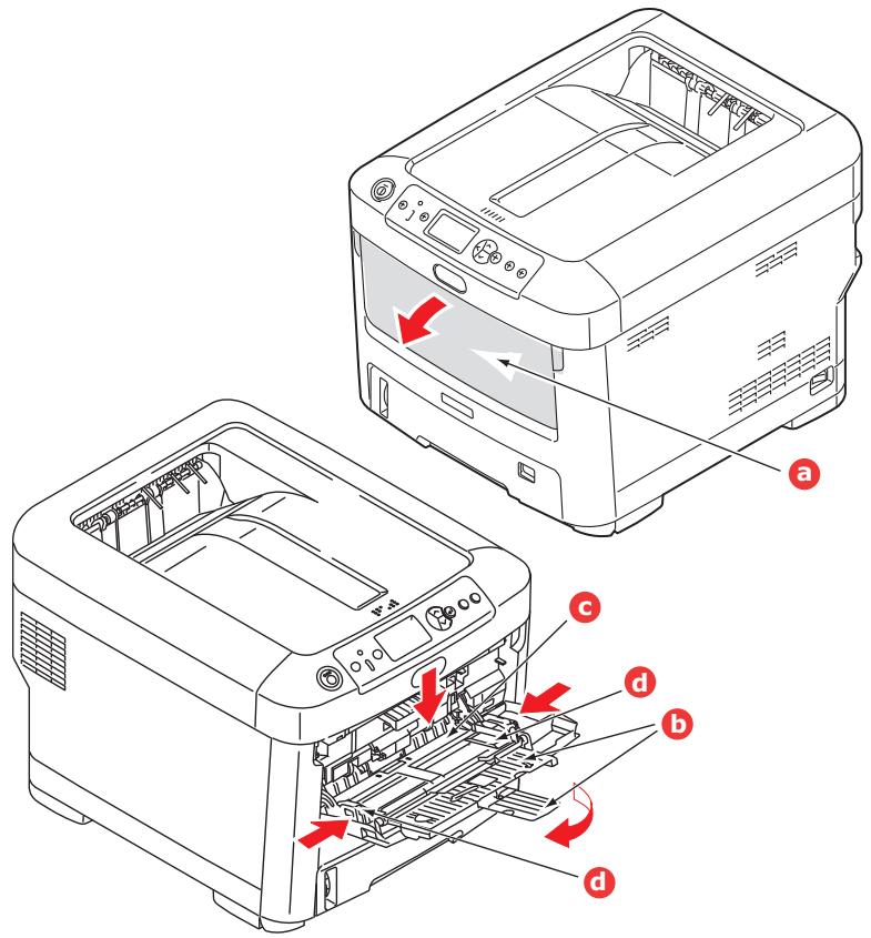 OKI PRO7411WT - BAC MULTIFONCTION - 1