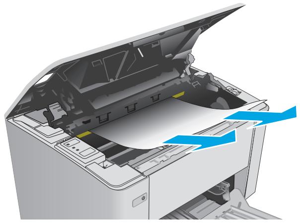 HP M102W - Elimination des bourrages papier dans le bac d'alimentation - 5