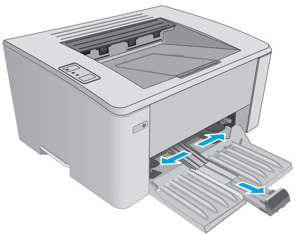 HP M102W - Chargement du papier dans le bac d'alimentation - 3
