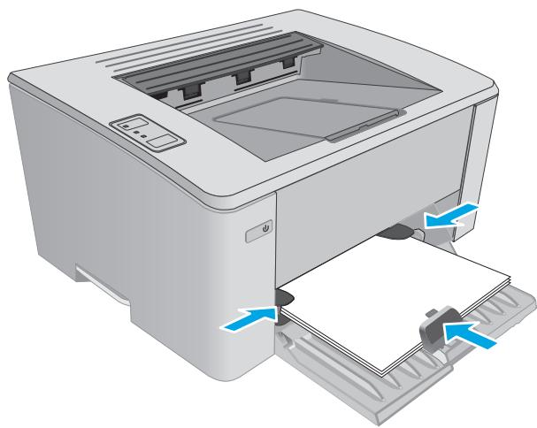 HP M102W - Chargement du papier dans le bac d'alimentation - 5