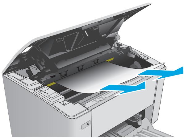HP M102W - Elimination des bourages papier dans la zone de la cartouche de toner - 3