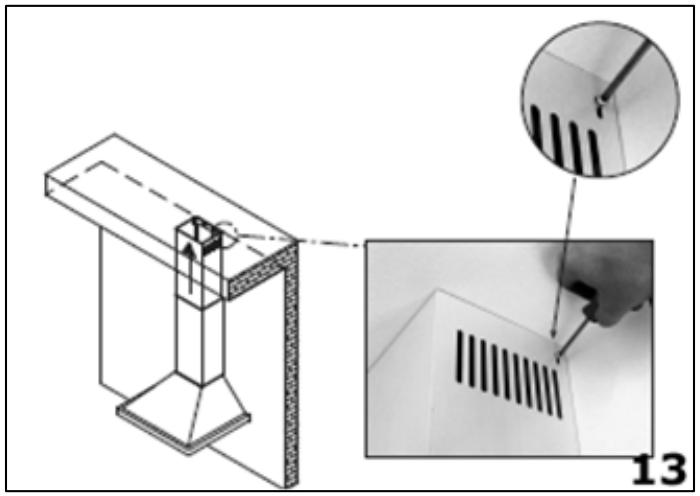 BAUMATIC F70.2BL - Fitting the chimney - 5
