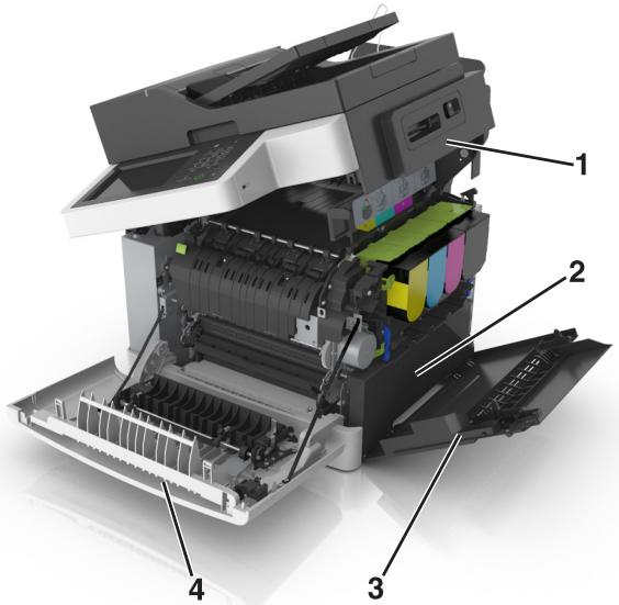 LEXMARK CX517DE - Remplacement des consommables - 1