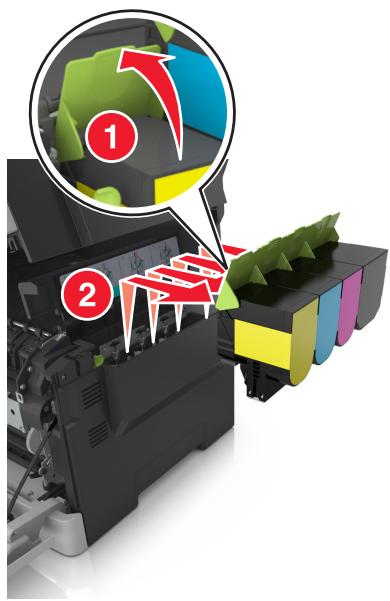 LEXMARK CX517DE - Remplacement d'un kit de traitement d'images en noir et blanc et en couleur - 4