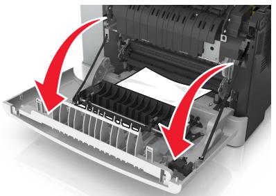 LEXMARK CX517DE - Bourrage papier dans l'unité d'impression recto verso - 1