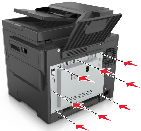 LEXMARK CX517DE - Accès à la carte logique - 6