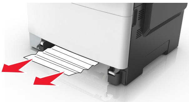 LEXMARK CX517DE - Bourrage papier dans le chargeur manuel - 2
