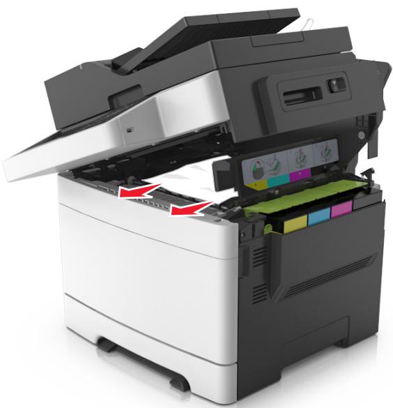 LEXMARK CX517DE - Ouvrez le capot. - 2