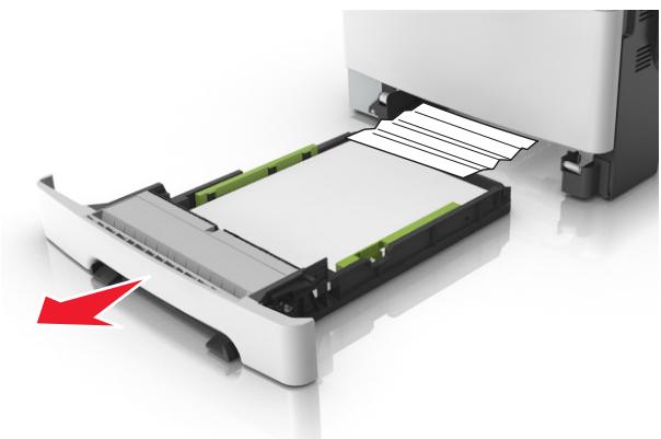 LEXMARK CX517DE - Bourrage papier dans le chargeur manuel - 1
