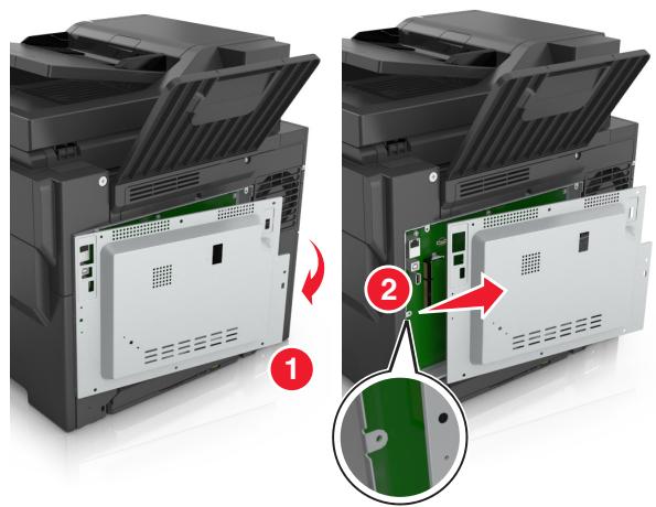 LEXMARK CX517DE - Accès à la carte logique - 3