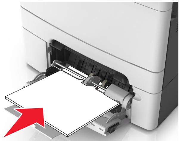 LEXMARK CX517DE - Bourrage papier dans le chargeur multifonction - 2