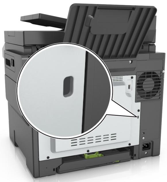 LEXMARK CX517DE - Utilisation de la fonction de verrouillage - 1