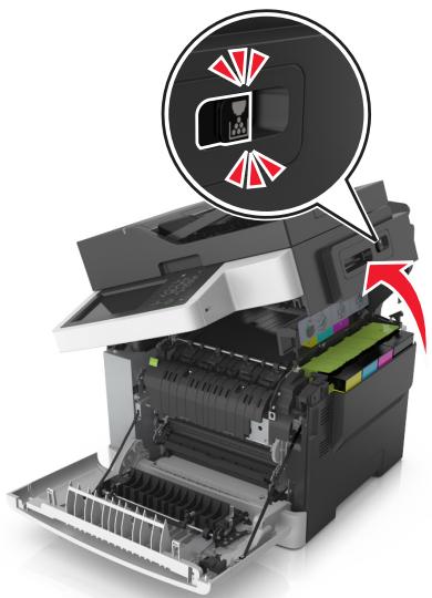 LEXMARK CX517DE - Ouvrez le capot. - 1