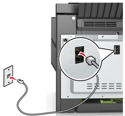 LEXMARK CX517DE - Connexion à un service de sonnerie distincte - 1