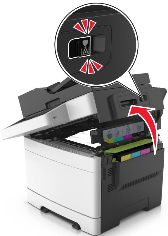 LEXMARK CX517DE - Ouvrez le capot. - 1