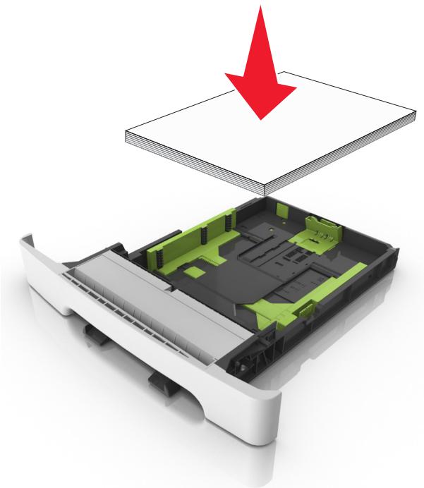LEXMARK CX517DE - Chargez le papier correctement - 2