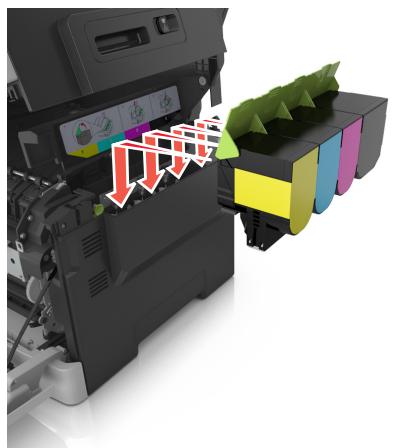 LEXMARK CX517DE - Remplacement d'une unité de développement - 17