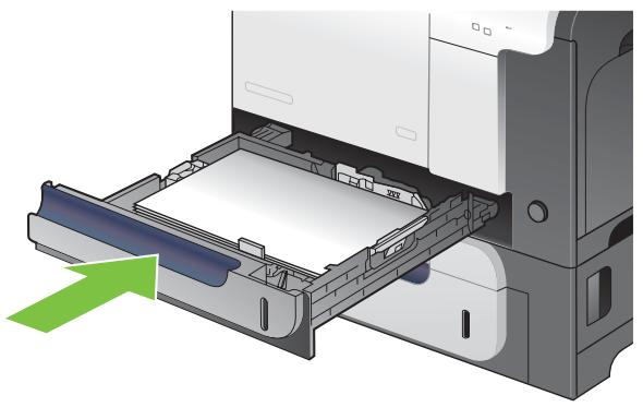 HP LASERJET CP3525 - Suppression des bourrages dans le bac 2 - 3