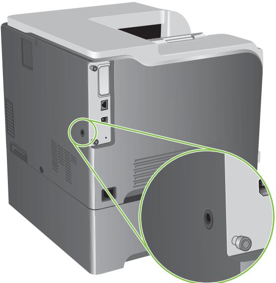 HP LASERJET CP3525 - Verrouillage du boîtier du formateur - 1